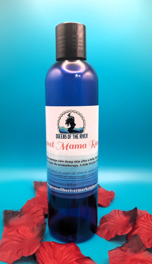 qotrmarketplace: 8 fl oz Sweet Mama Rose Body Oil