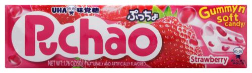 Uha Mikakuto Candy Puchao Strawberry - 1.76 Oz (10 Units)
