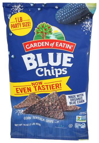 Garden Of Eatin Chip Tortilla Blue Corn Party - 16 Oz (12 Units)