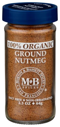 Morton & Bassett Nutmeg Ground Organic - 2.3 Oz (3 Units)