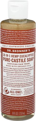 Dr Bronner Soap Liquid Eucalyptis - 8 Oz (3 Units)