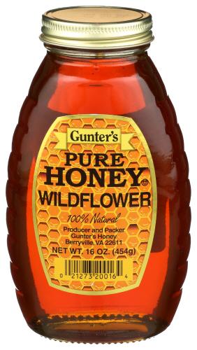 Gunters Honey Wildflower - 16 Oz (12 Units)