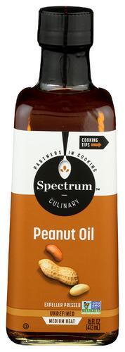 Spectrum Naturals Oil Peanut Unrefined - 16 Fo (6 Units)