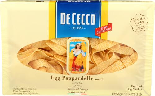 De Cecco Pasta Egg Pappardelle - 8.8 Oz (12 Units)