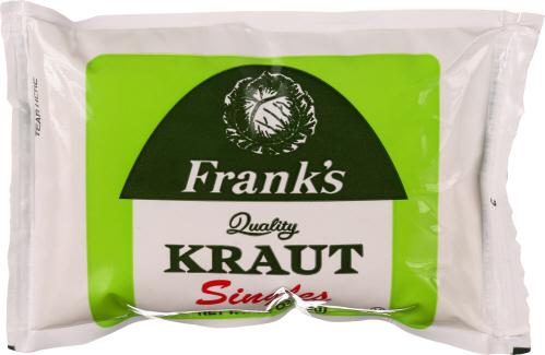 Franks Sauerkraut Sngl - 1.5 Oz (18 Units)