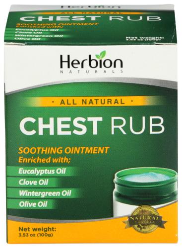 Herbion Naturals Chest Rub - 3.53 Oz (1 Units)