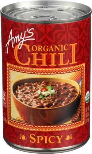 Amys Chili Spicy  Organic - 14.7 Oz (12 Units)