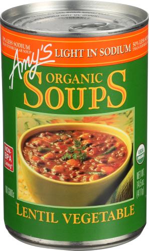 Amys Soup Veg Lentil Organic - 14.5 Oz (12 Units)