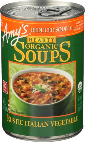Amys Sup Veg Ita Rdc Sdum Organic - 14 Oz (12 Units)