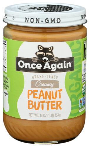 Once Again Butter Peanut Smooth Organic - 16 Oz (6 Units)