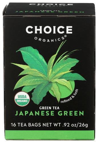 Choice Tea Tea Grn Japanese Organic - 16 Bg (6 Units)