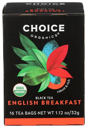 Choice Tea Tea Engl Brkfast Organic - 16 Bg (6 Units)