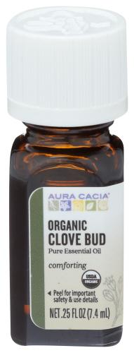 Aura Cacia Essential Oil Organic Clove Bud - 0.25 Oz (1 Units)