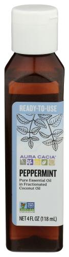 Aura Cacia Oil Essential Peppermint - 4 Fo (1 Units)