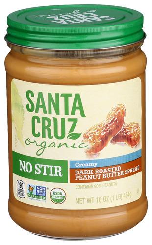 Santa Cruz Peanut Butter Crm Dr Ns Organic - 16 Oz (6 Units)