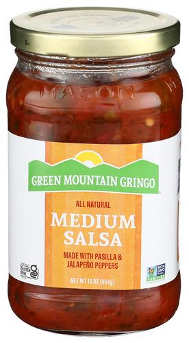 Green Mountain Gringo Salsa Medium - 16 Oz (12 Units)