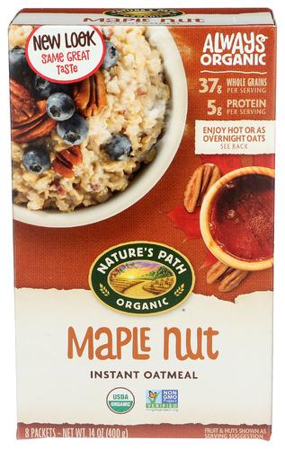 Natures Path Cereal Hot Mapl Nt Organic 8Ct - 14 Oz (6 Units)