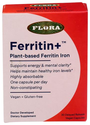 Flora Health Iron Ferritin Plus - 30 Vc (1 Units)