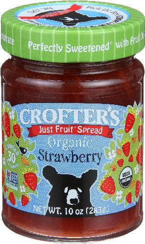 Crofters Fruit Sprd Strawbry Organic - 10 Oz (6 Units)