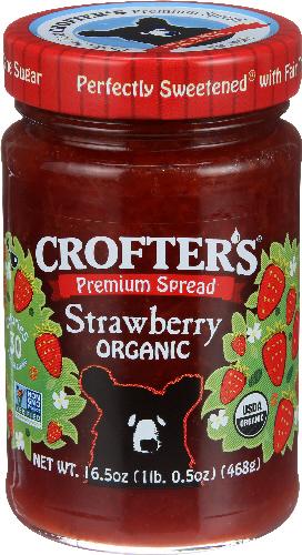 Crofters Conserve Strwbrry Organic - 16.5 Oz (6 Units)