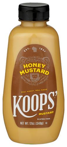 Koops Mustard Sqz Honey - 12 Oz (12 Units)