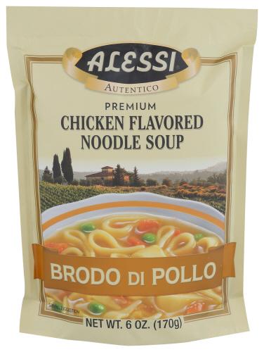 Alessi Mix Soup Sclian Chicken Ndl - 6 Oz (6 Units)