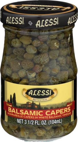 Alessi Caper Balsamic Vinegar - 3.5 Oz (6 Units)