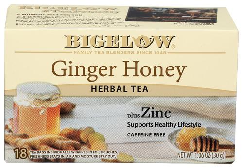 Bigelow Tea Ging Honey Plus Zinc - 1.06 Oz (6 Units)