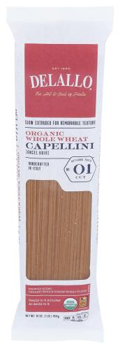 Delallo Pasta Whlwht Capellini - 16 Oz (16 Units)