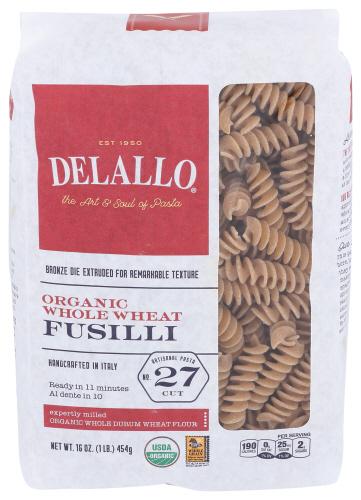 Delallo Pasta Whlwht Fusilli - 16 Oz (8 Units)