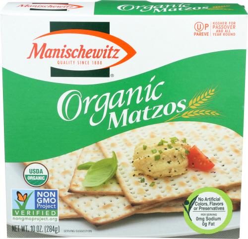 Manischewitz Matzo Organic - 10 Oz (12 Units)
