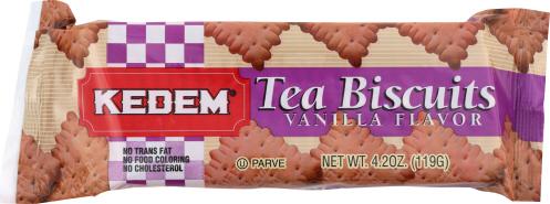Kedem Tea Biscuit Vanilla - 4.2 Oz (24 Units)