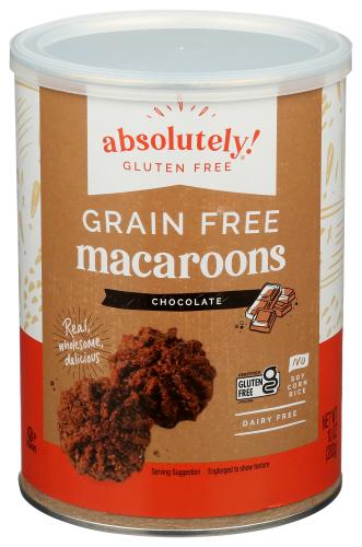 Absolutely Gluten Free Macaroon Cocnt W Chocolate Drz - 10 Oz (6 Units)