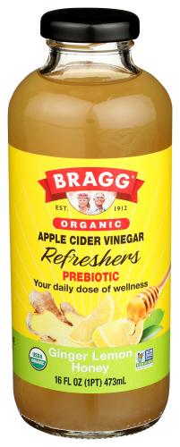 Bragg Ginger Lemon Honey Organic - 16 Fo (12 Units)