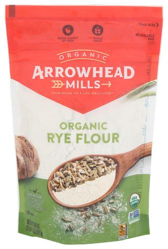 Arrowhead Mills Flour Rye Organic - 20 Oz (6 Units)