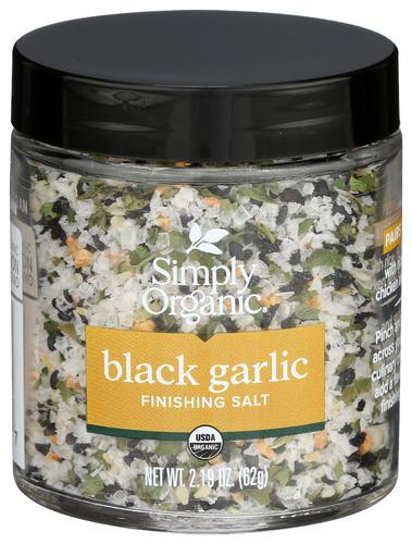 Simply Organic Salt Finishing Blck Garlic - 2.19 Oz (6 Units)