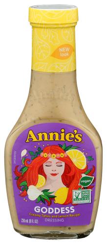 Annies Homegrown Drssng Ntrl Goddess - 8 Oz (6 Units)
