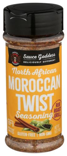 Sauce Goddess Spice Moroccan Twst Shkr - 4.5 Oz (6 Units)