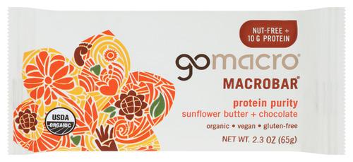 Gomacro Bar Sunflwr Butter & Chocolate - 2.3 Oz (12 Units)