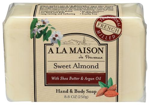 A La Maison Soap Bar French Sweet Almond - 8.8 Oz (1 Units)
