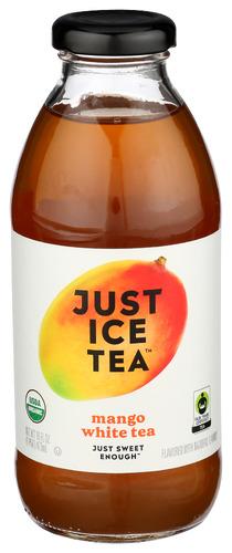 Just Ice Tea Tea Mng White Organic - 16 Fo (12 Units)