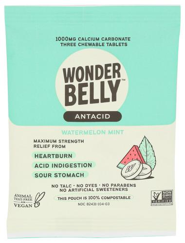Wonderbelly Antacid Watermelon Pkt - 3 Pc (20 Units)
