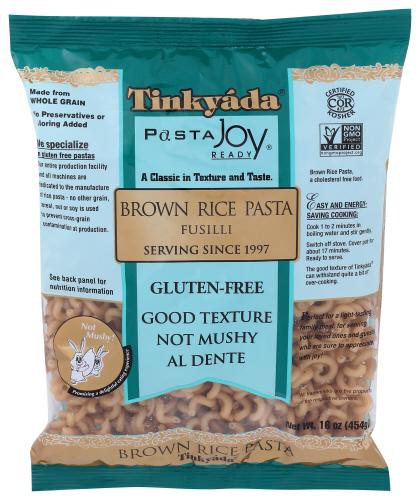 Tinkyada Pasta Brown Rice Fusilli - 16 Oz (12 Units)