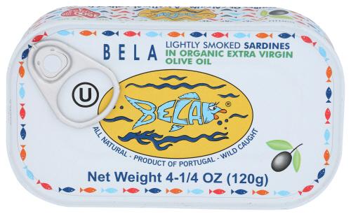 Bela Sardines Olive Oil - 4.25 Oz (12 Units)