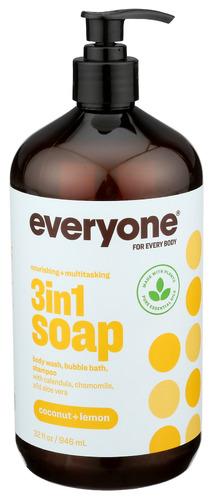 Everyone Soap Coconut Lemon - 32 Oz (3 Units)