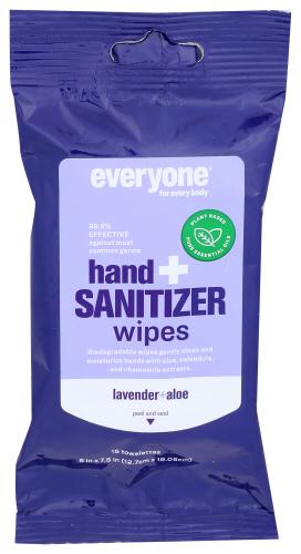 Everyone Wipes Sanitz Lavnr Aloe - 1 Ea (6 Units)