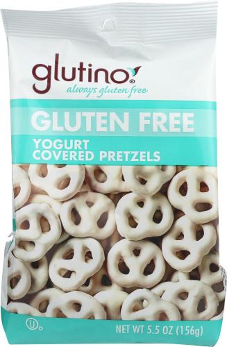 Glutino Pretzel Ygrt Crvrd - 5.5 Oz (12 Units)