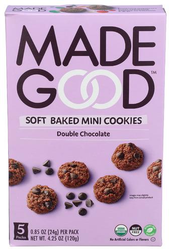 Madegood Cookie Mini Double Chocolate 5Ct - 4.25 Oz (6 Units)