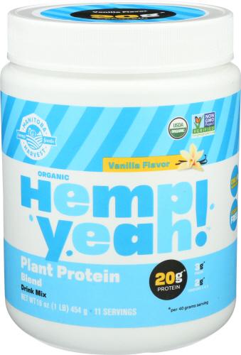 Manitoba Harvest Protein Powder Plnt Vanilla - 16 Oz (1 Units)