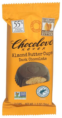 Chocolove Almond Buttr Cups Drk Chocolate - 1.2 Oz (10 Units)